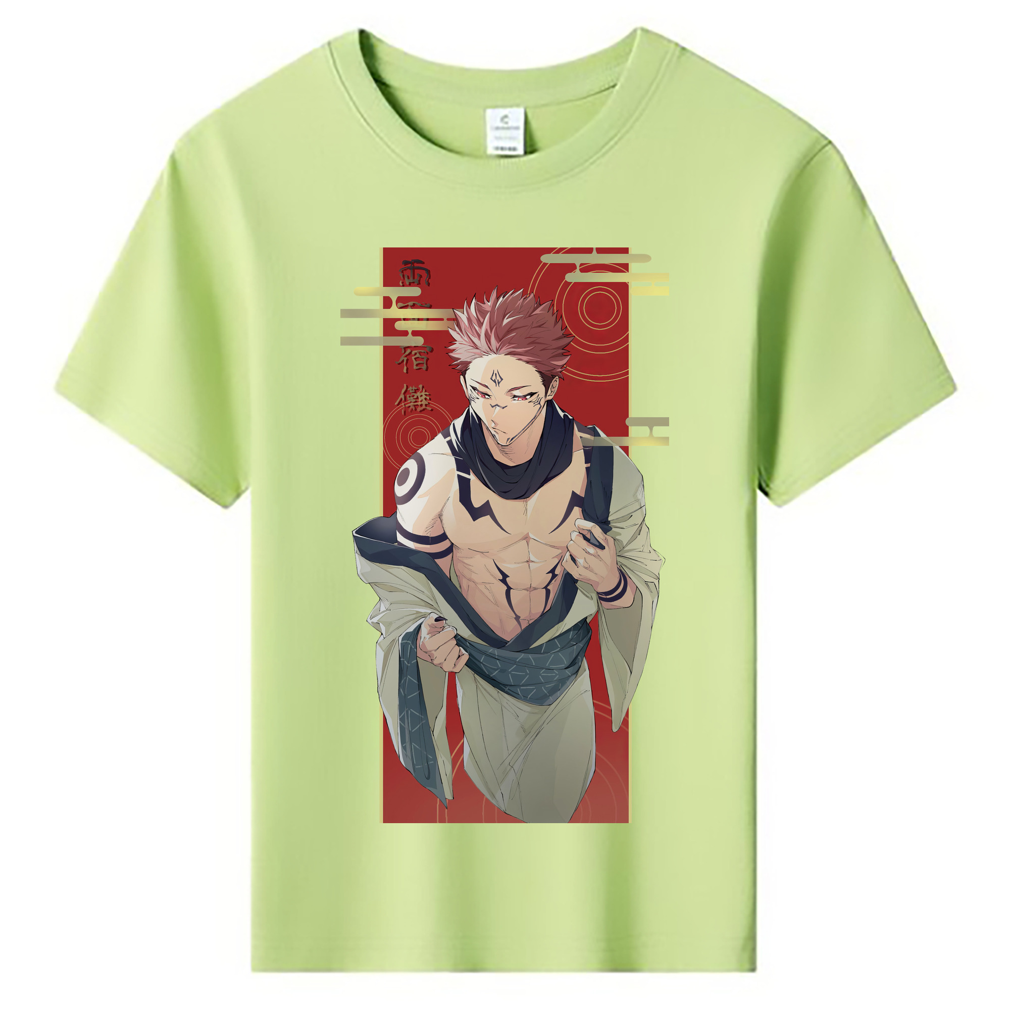 （画像用） 呪術廻戦 Jujutsu Kaisen 綿100％キッズTシャツ（フロントプリント）
